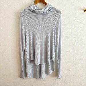 We the Free Kristina Thermal Long Sleeve Waffle Knit top XS